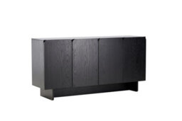 Typeso Black Cabinet - D42 X H80 Xw 160Cm - Black Cabinet - thumbnail 6