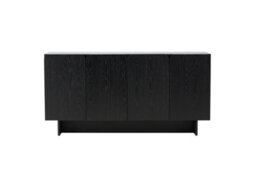 Typeso Black Cabinet - D42 X H80 Xw 160Cm - Black Cabinet - thumbnail 5