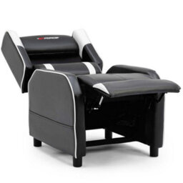 Gtforce Ranger X Faux Leather Gaming Recliner Armchair Sofa Reclining Cinema Chair (White) - thumbnail 4