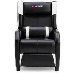 Gtforce Ranger X Faux Leather Gaming Recliner Armchair Sofa Reclining Cinema Chair (White) - thumbnail 3