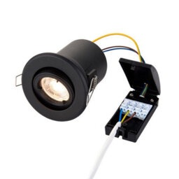 Luminosa Lighting Luminosa Shieldplus Indoor Recessed Tilt Matt Black Paint - thumbnail 1