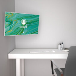 "Avf Extendable Tilt And Turn Tv & Monitor Wall Mount, For Tvs Up To 43"" - White" - thumbnail 2