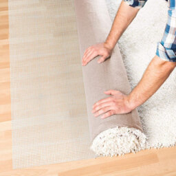 Floordirekt Soft Foam Anti Slip Carpet Rug Underlay Soft Foam Floor Grip Brown 80 X 300 Cm - thumbnail 1