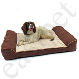 Actiaspet Deluxe Brown Orthopaedic Soft Dog Pet Warm Sofa Bed Pillow Cushion Chair Extra Large - thumbnail 1