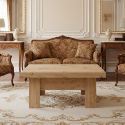 Eryk Modern Extendable Coffee Table Adjustable 100 To 200 Cm Design With Abs Edges In Artisan Oak Finish - thumbnail 3