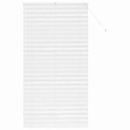 Berkfield Modern Window Blind With Curtains Manual White Aluminium