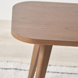 Pacific Lifestyle Nest Of 2 Dark Ash Wood Retro Coffee Tables With Tapered Legs, Mid Century Style, Elias - thumbnail 3