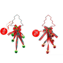 2 Pack Festive Christmas Jingle Bell Door & Wall Decoration 28Cm - thumbnail 3