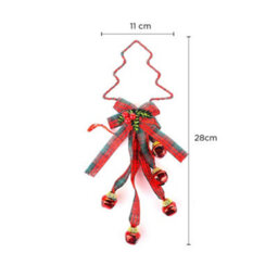 2 Pack Festive Christmas Jingle Bell Door & Wall Decoration 28Cm - thumbnail 5