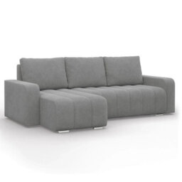 Abrielle Reversible Corner Sofa Bed With Storage And Pull Out Guest Bed Grey - thumbnail 2