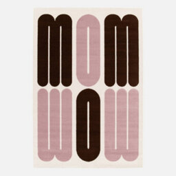 Sweeek - Indoor Rug With Pink And Brown Graphic Pattern 170X120Cm - Nola - thumbnail 2