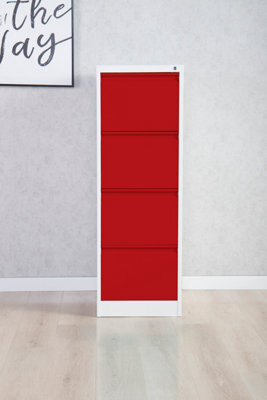 Phoenix Safe Company Phoenix Fc Series Fc1004Grk Filing Cabinet In Red