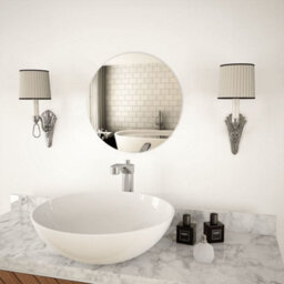 Vidaxl Wall Mirror 40 Cm Round Glass - thumbnail 1