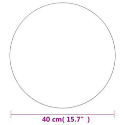 Vidaxl Wall Mirror 40 Cm Round Glass - thumbnail 7