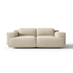 Valencia Valentina Leather Loveseat Recliner Sofa Beige Nappa 11000 Leather Kiln Dried Wood Adjustable Headrest - thumbnail 6