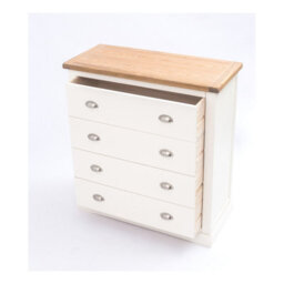 Cabinet Bits Cosenza 4 Drawer Chest Of Drawers Chrome Cup Handle - thumbnail 4