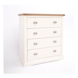 Cabinet Bits Cosenza 4 Drawer Chest Of Drawers Chrome Cup Handle - thumbnail 2