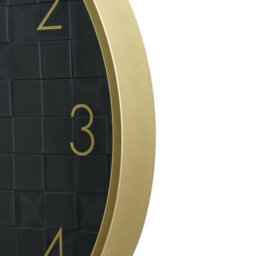 Beliani  Wall Clock Creuse 40 Cm Black - thumbnail 5