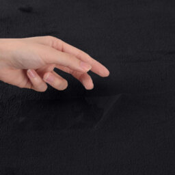 Ameha Thick Reversible Black Sherpa Fleece Blanket King 200X240Cm Soft Warm Plush Throw For Bed Sofa Travel And Pets - thumbnail 4