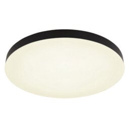 Luminosa Lighting Luminosa Matthew 50Cm Round Flush Ceiling Light Matt Black Led 3000-6500K - thumbnail 1