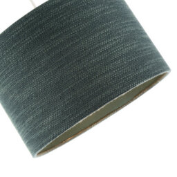 Happy Homewares Designer Bobbled And Textured Linen Lamp Shade In Dark Emerald Green - thumbnail 4