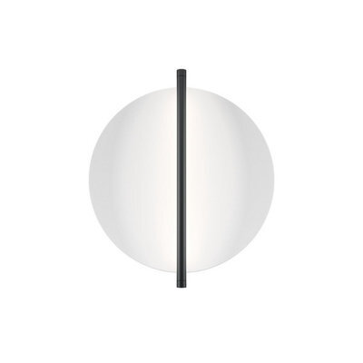 Luminosa Lighting Luminosa Mira Modern Integrated Led Wall Lamp Black 3000K 200Lm White Shade - image 1