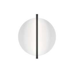 Luminosa Lighting Luminosa Mira Modern Integrated Led Wall Lamp Black 3000K 200Lm White Shade - thumbnail 1