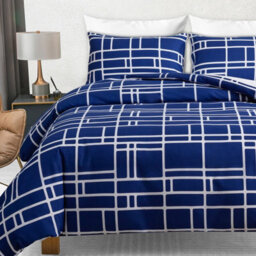 Pamposh King Size Duvet Cover Sets - Premium Brushed Microfiber Reversible - Hypoallergenic King Duvet Cover With Zipper Closure - thumbnail 2
