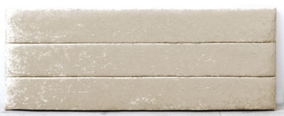 Comfy Deluxe 3Ft 26Inch  Cream Crush Velvet  Verona Headboard