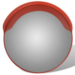 Walplus Convex Traffic Mirror Pc Plastic Orange 60 Cm Outdoor - thumbnail 2