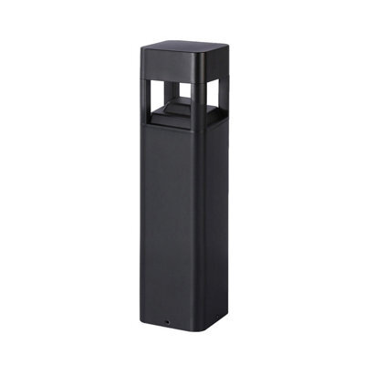 Luminosa Lighting Luminosa Foleda 40Cm Outdoor Bollard Black 3000K Warm White Ip54