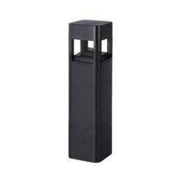 Luminosa Lighting Luminosa Foleda 40Cm Outdoor Bollard Black 3000K Warm White Ip54