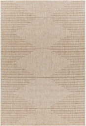 Livabliss Eagean-Global Cream Beige Brown In- & Outdoor Rug 130 X 180 Cm Easy Care, Non Shedding - thumbnail 1