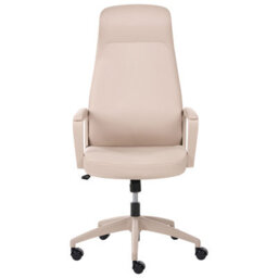 Beliani Executive Chair Ardour Faux Leather Beige - thumbnail 5