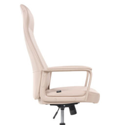 Beliani Executive Chair Ardour Faux Leather Beige - thumbnail 6