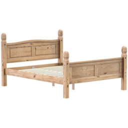 Lassic Vida Designs Corona 5Ft King Size Solid Wood Bed Frame Distressed Waxed Pine, High Foot End, 200 X 150Cm - thumbnail 8
