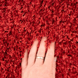 Loomed Wine Thick Soft Shaggy Area Rug 240X330Cm - thumbnail 6