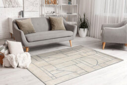 RugsX Carpet Fusion 0806 Cream Light Grey - Geometric, Modern, Abstract 180X270 Cm - thumbnail 5