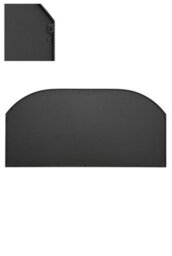 Mirroroutlet The Arcus Black Metal Framed Window Arched Garden Wall Or Fence Mirror 174Cm X 85Cm - thumbnail 6