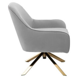 Orsina Midnight Velvet Arm Chair, Luxury Velvet Upholstered Accent Chair, Comfortable Armchair For Home - thumbnail 3