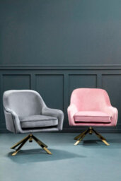 Orsina Midnight Velvet Arm Chair, Luxury Velvet Upholstered Accent Chair, Comfortable Armchair For Home - thumbnail 8