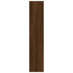 Berkfield Wall Shelf Brown Oak 90X16X78 Cm Engineered Wood - thumbnail 5