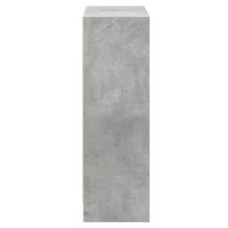 Vidaxl Bookshelf Concrete Grey 60X24X76 Cm Engineered Wood - thumbnail 6