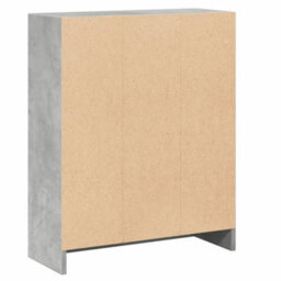 Vidaxl Bookshelf Concrete Grey 60X24X76 Cm Engineered Wood - thumbnail 7