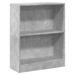 Vidaxl Bookshelf Concrete Grey 60X24X76 Cm Engineered Wood - thumbnail 2