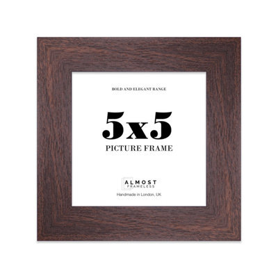 "20X20"" Red Picture Frame - 20X20"" Square Frame With 18X18"" Mount For 20X20""/18X18"" Pictures Luxurious Style Room Decor, 1 Pack" - image 1