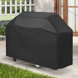 Breeins Black Rectangular Oxford Cloth Camping Patio Waterproof Grill Cover Garden Furniture Covers 170Cm W X 61Cm D X 117Cm H - thumbnail 2