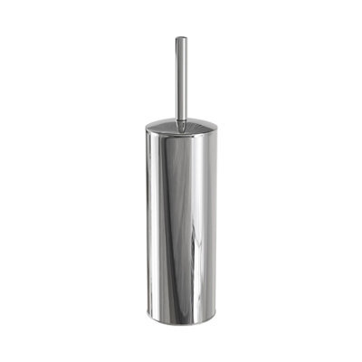 GoodHome Koros Polished Chrome Effect Stainless Steel Toilet Brush & Holder - image 1
