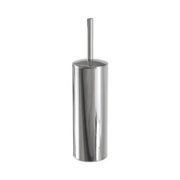 GoodHome Koros Polished Chrome Effect Stainless Steel Toilet Brush & Holder - thumbnail 1