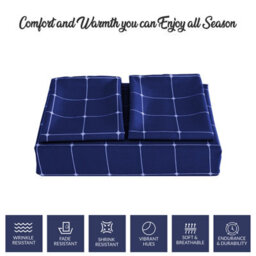Pamposh King Size Duvet Cover Sets Premium Microfiber King Size Duvet Cover Sets 3Pcs Ultrasoft Hypoallergenic With Zipper Closure - thumbnail 9